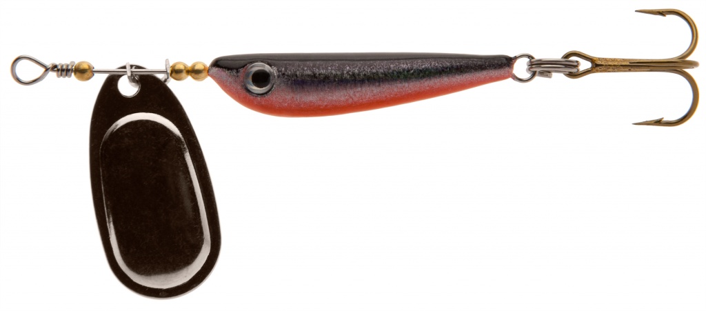 Вертушка WAKE SPINNER AURA MINNOW 9g BLACK SILVER